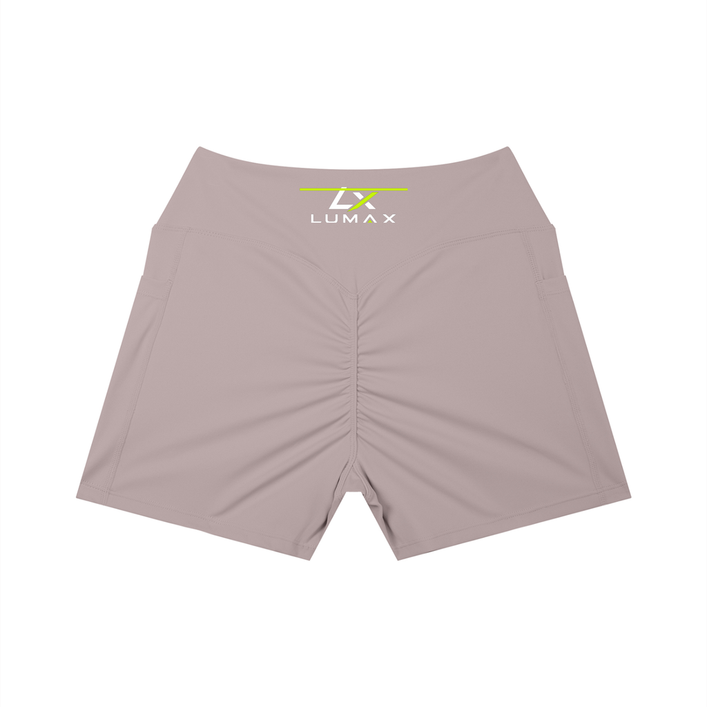 Lumax Women's High Rise Pocket Yoga Shorts