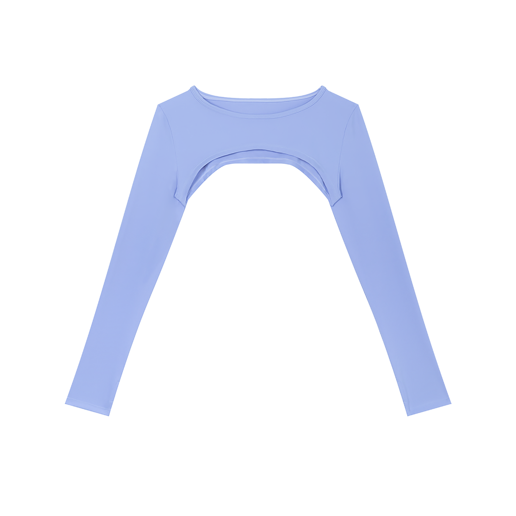 Lumax Women's Cutout Long Sleeve Yoga Shrug