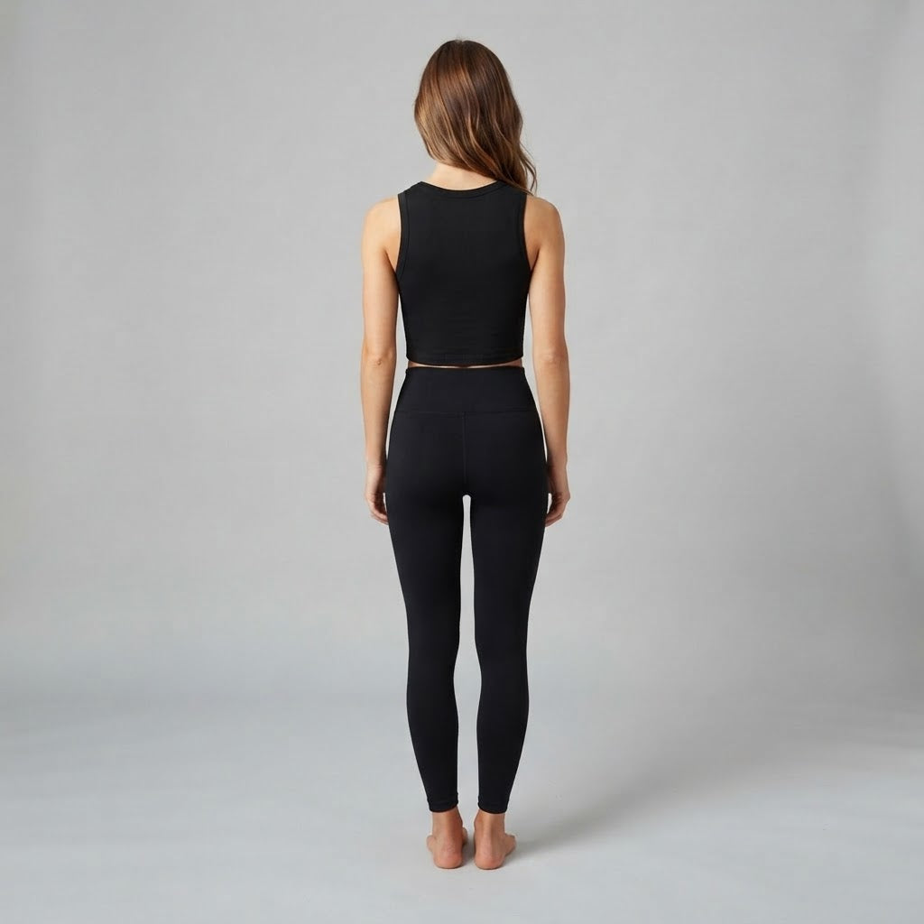 Lumax Women's Tight Crewneck Crop Tank Top