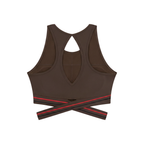 Lumax Women's Criss-Cross Band Sports Bra