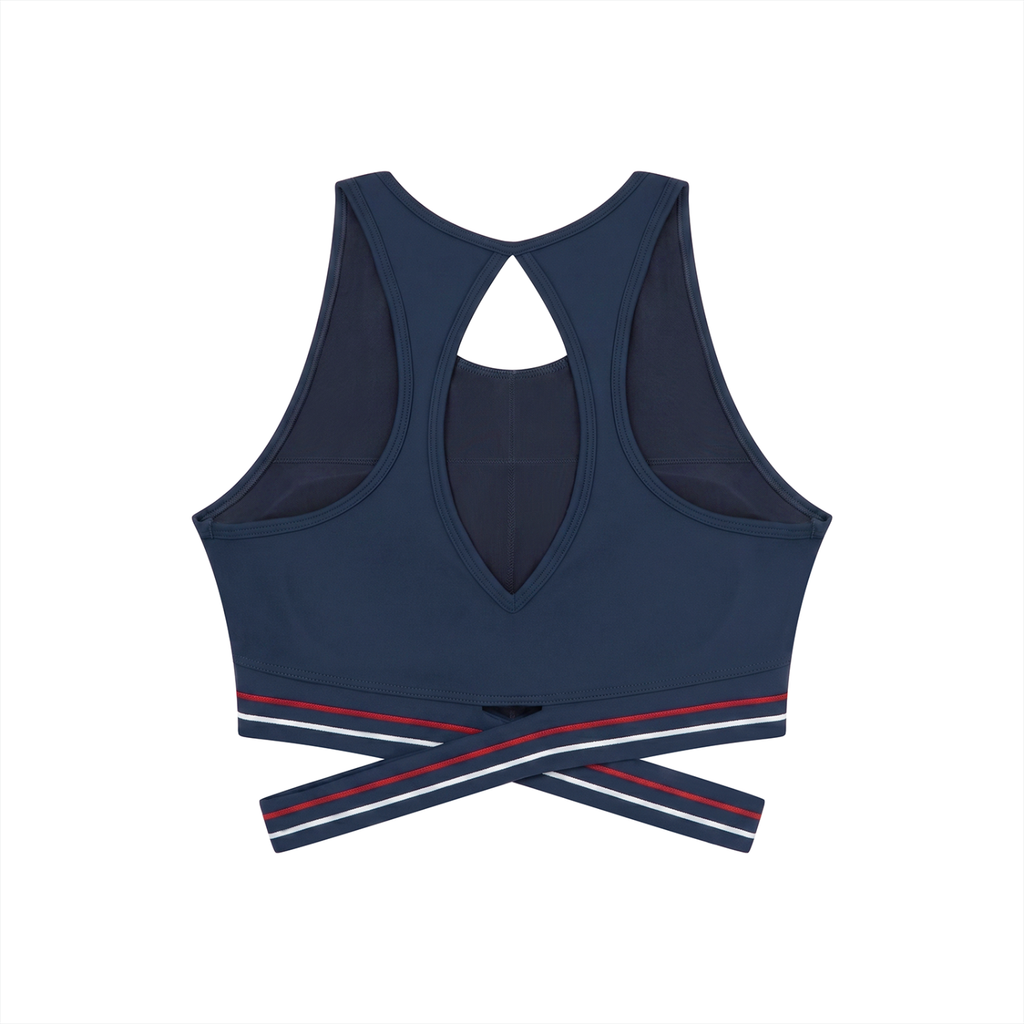 Lumax Women's Criss-Cross Band Sports Bra