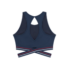 Lumax Women's Criss-Cross Band Sports Bra
