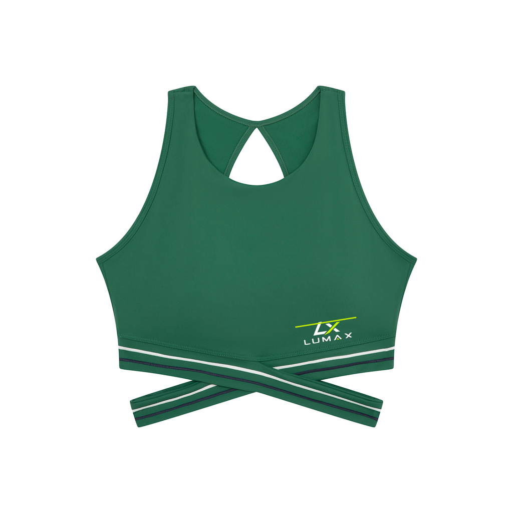 Lumax Women's Criss-Cross Band Sports Bra