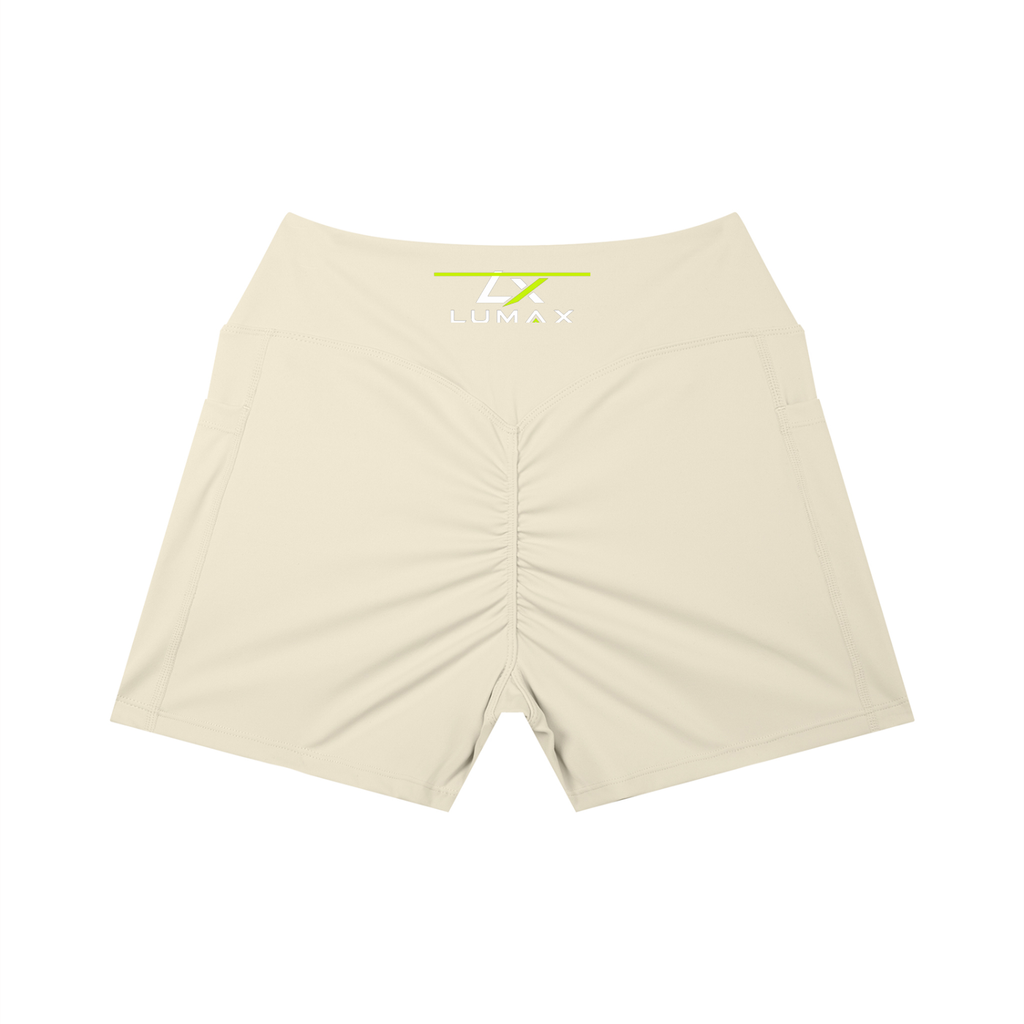 Lumax Women's High Rise Pocket Yoga Shorts