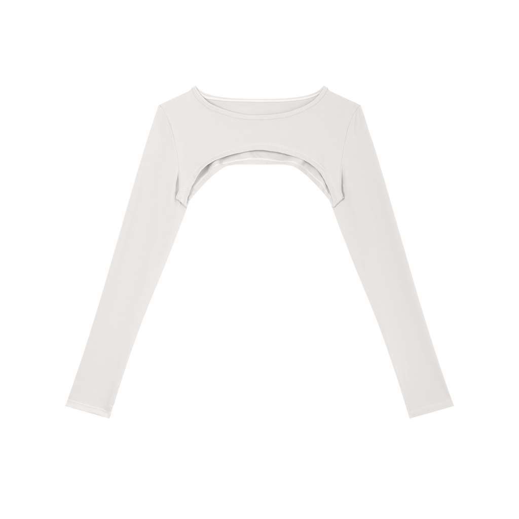 Lumax Women's Cutout Long Sleeve Yoga Shrug