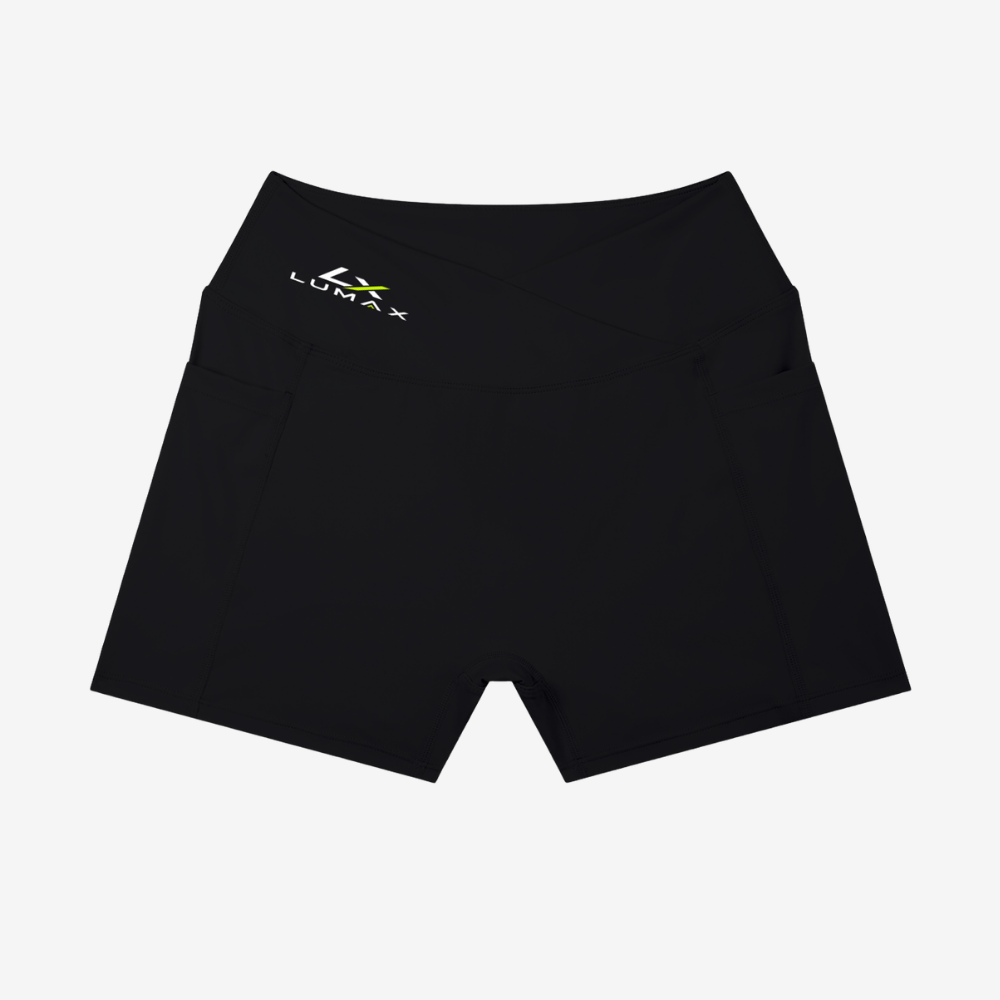 Lumax Women's High Rise Pocket Yoga Shorts