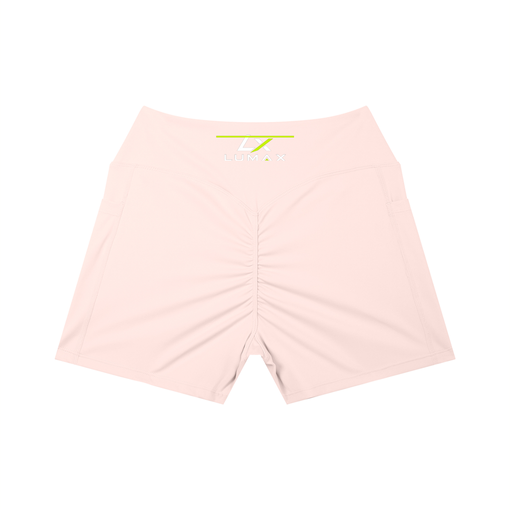 Lumax Women's High Rise Pocket Yoga Shorts