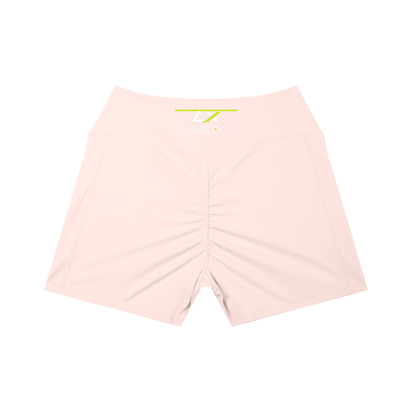 Lumax Women's High Rise Pocket Yoga Shorts