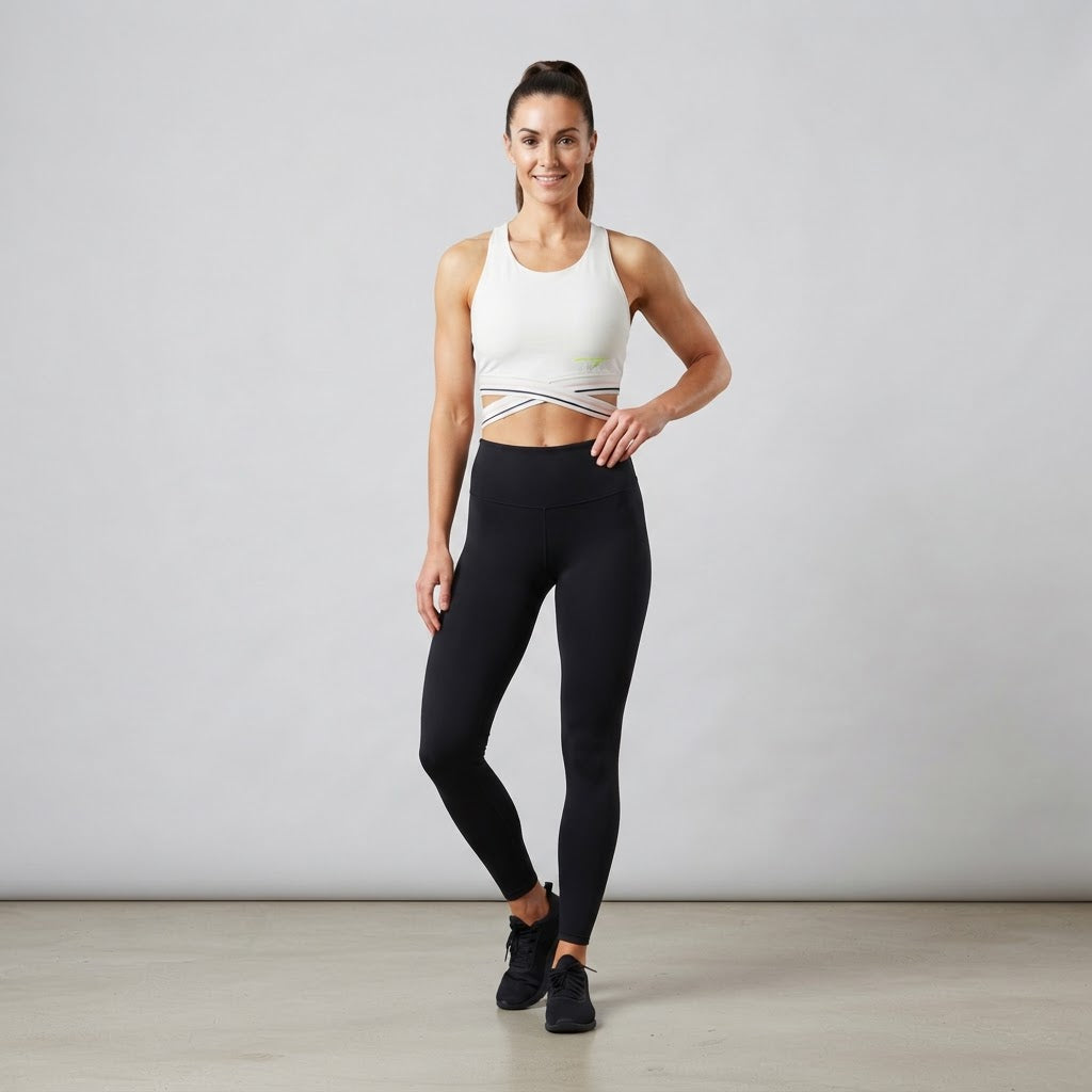 Lumax Women's Criss-Cross Band Sports Bra