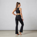 Lumax Women's Flared Drawstring Yoga Pants