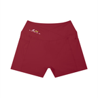 Lumax Women's High Rise Pocket Yoga Shorts