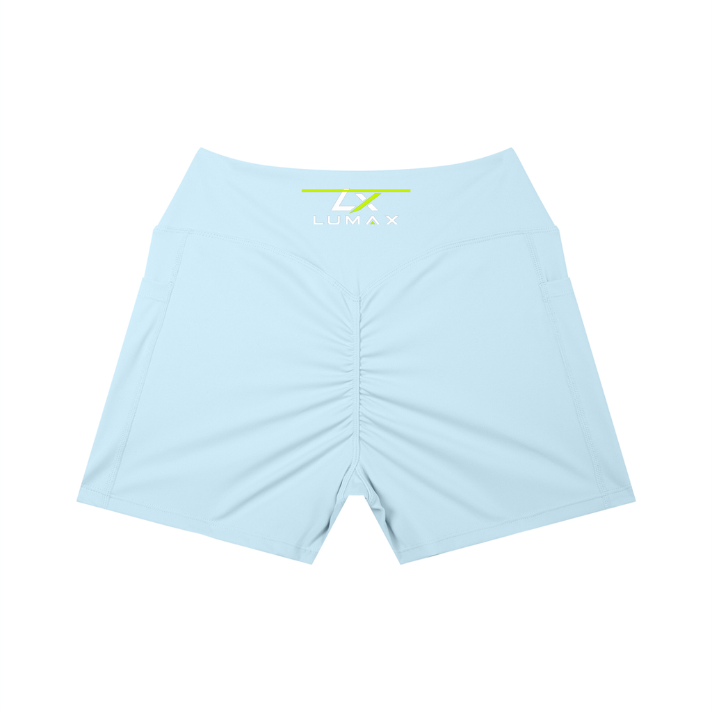 Lumax Women's High Rise Pocket Yoga Shorts