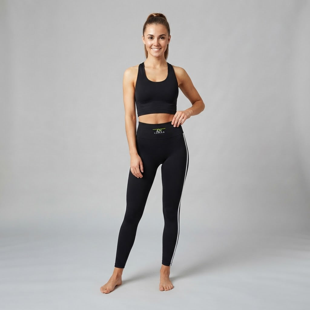 Lumax Women's High Rise Ankle Length Yoga Leggings