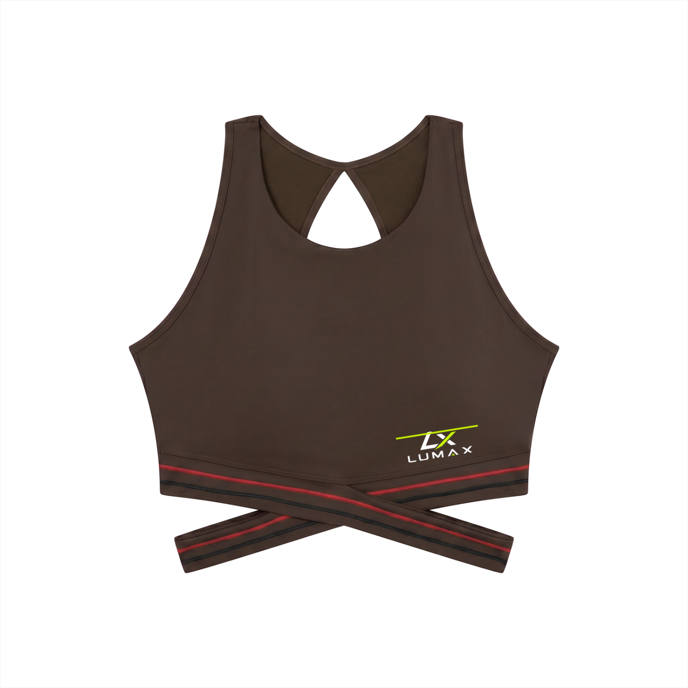 Lumax Women's Criss-Cross Band Sports Bra