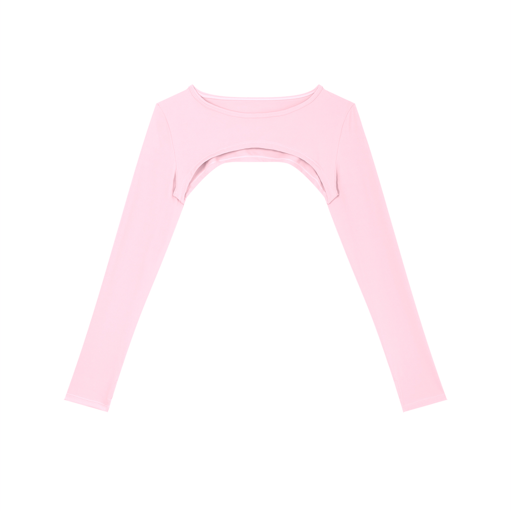 Lumax Women's Cutout Long Sleeve Yoga Shrug