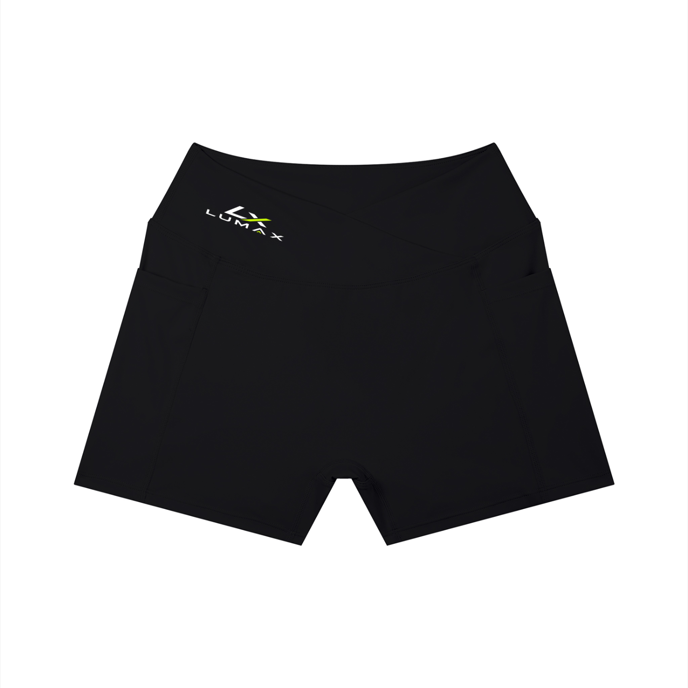Lumax Women's High Rise Pocket Yoga Shorts
