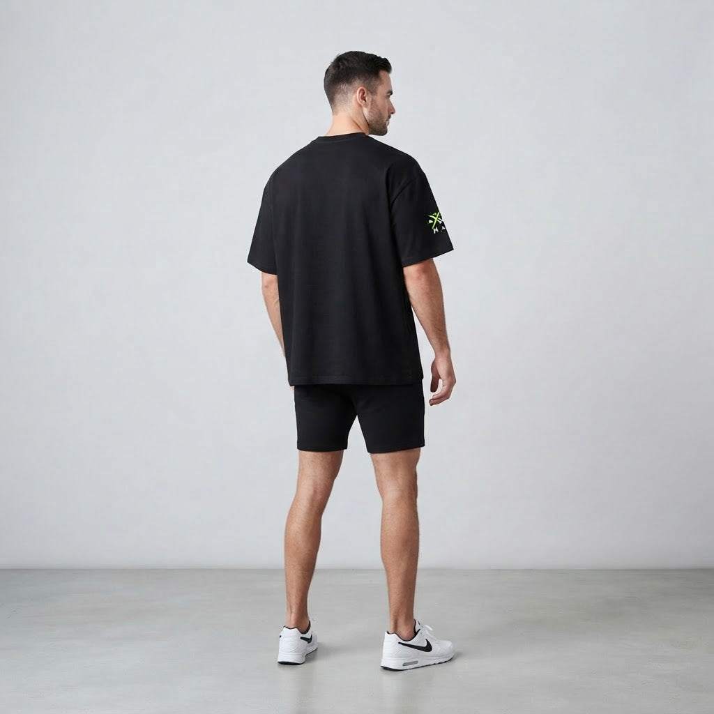Lumax Heavyweight Drop Shoulder Cotton T-Shirt