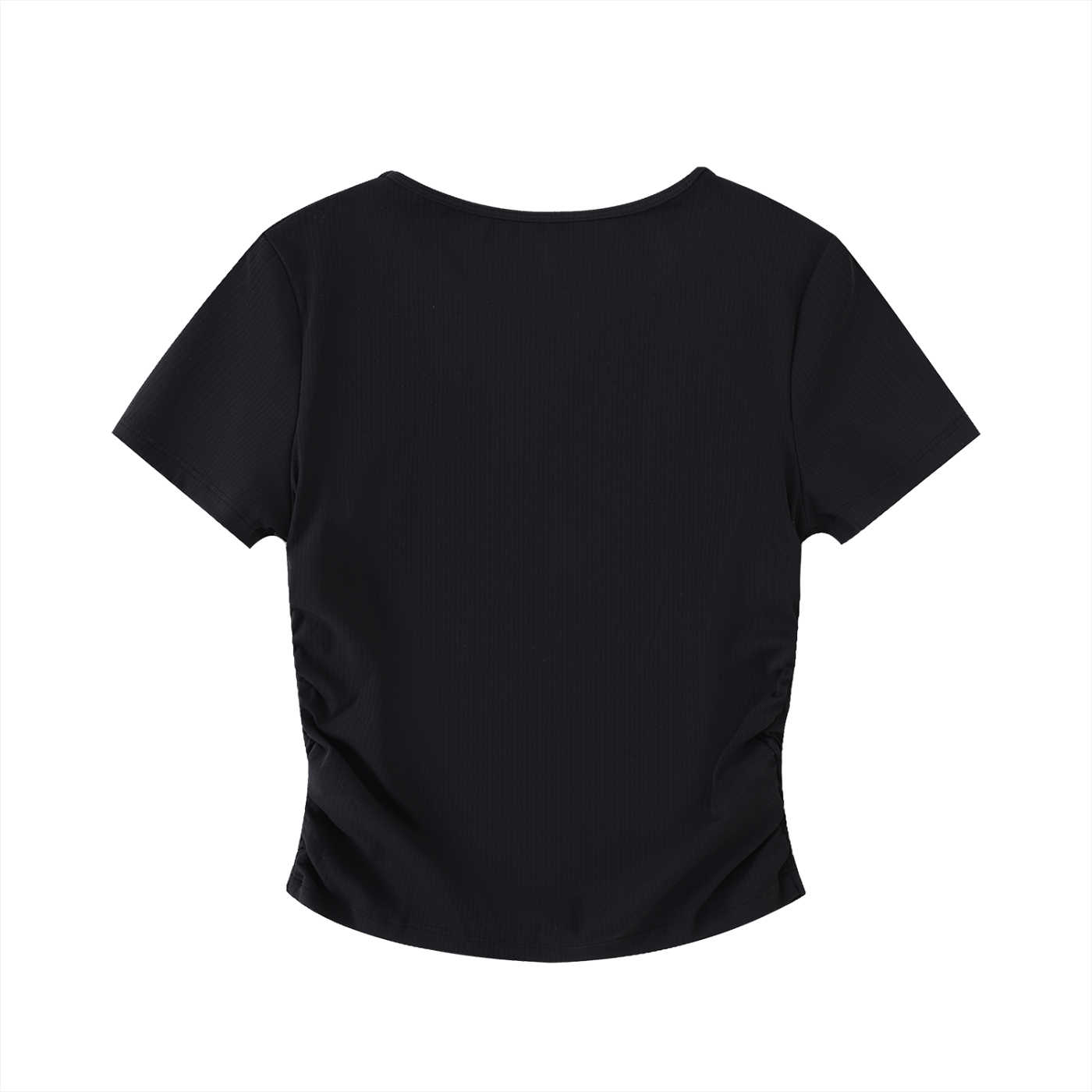 Lumax Ruched Bodycon Crop Top