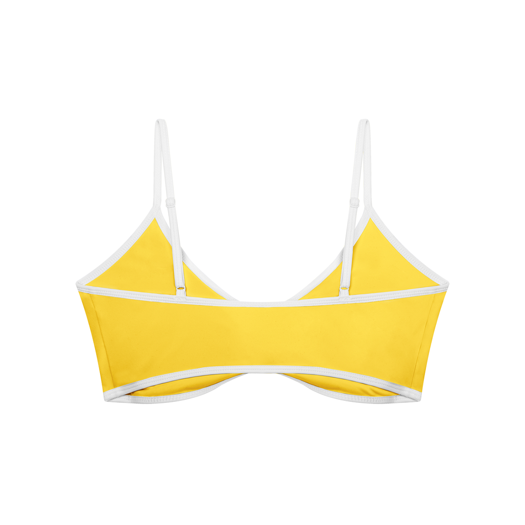 Lumax Women's Colour Block Ruched V-Neck Sports Bra