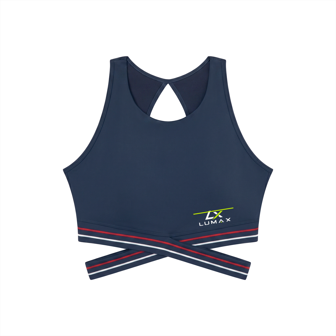 Lumax Women's Criss-Cross Band Sports Bra