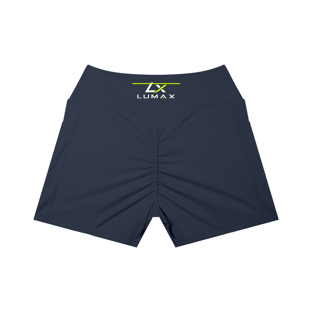 Lumax Women's High Rise Pocket Yoga Shorts