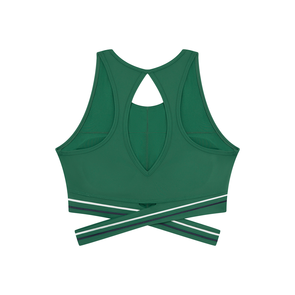 Lumax Women's Criss-Cross Band Sports Bra