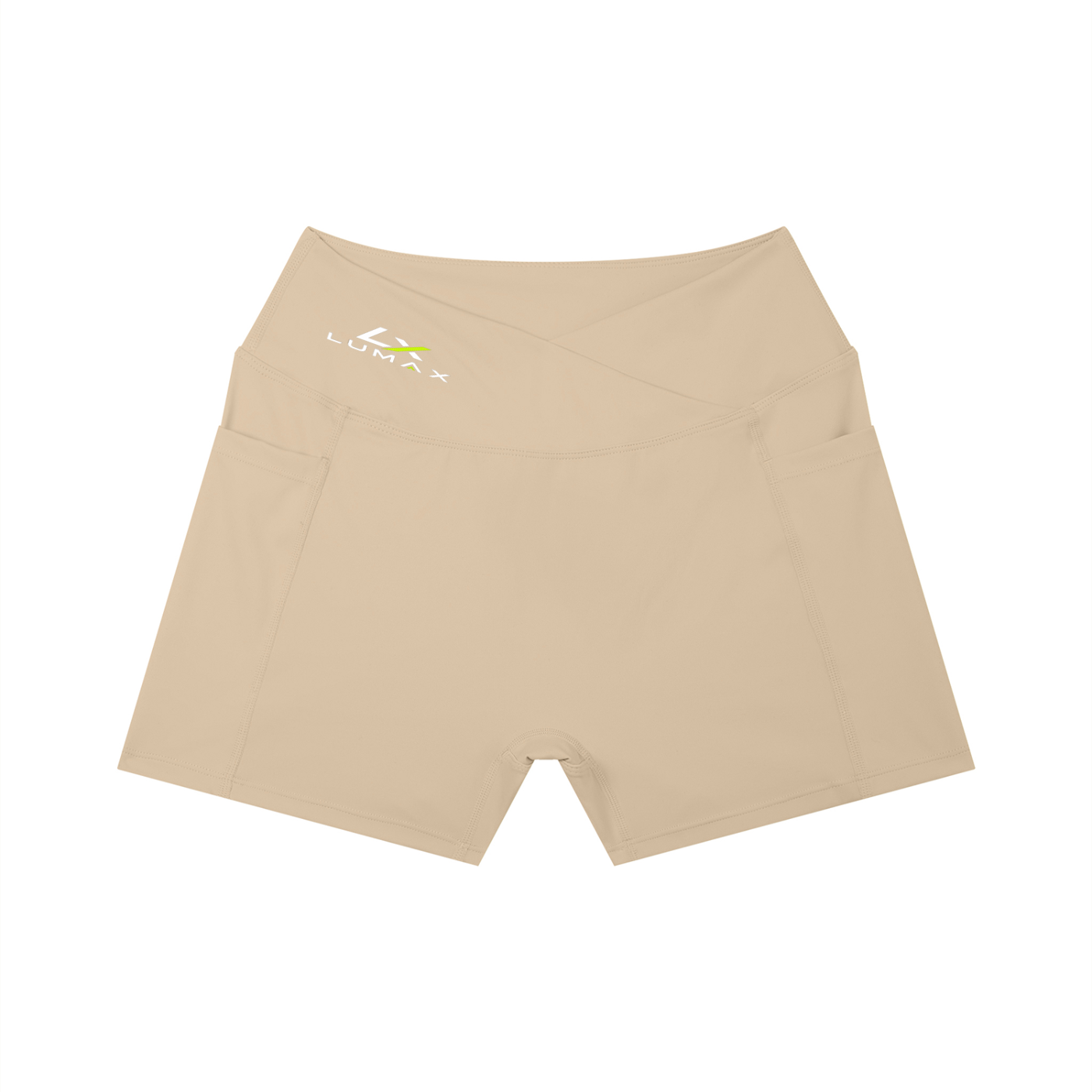 Lumax Women's High Rise Pocket Yoga Shorts