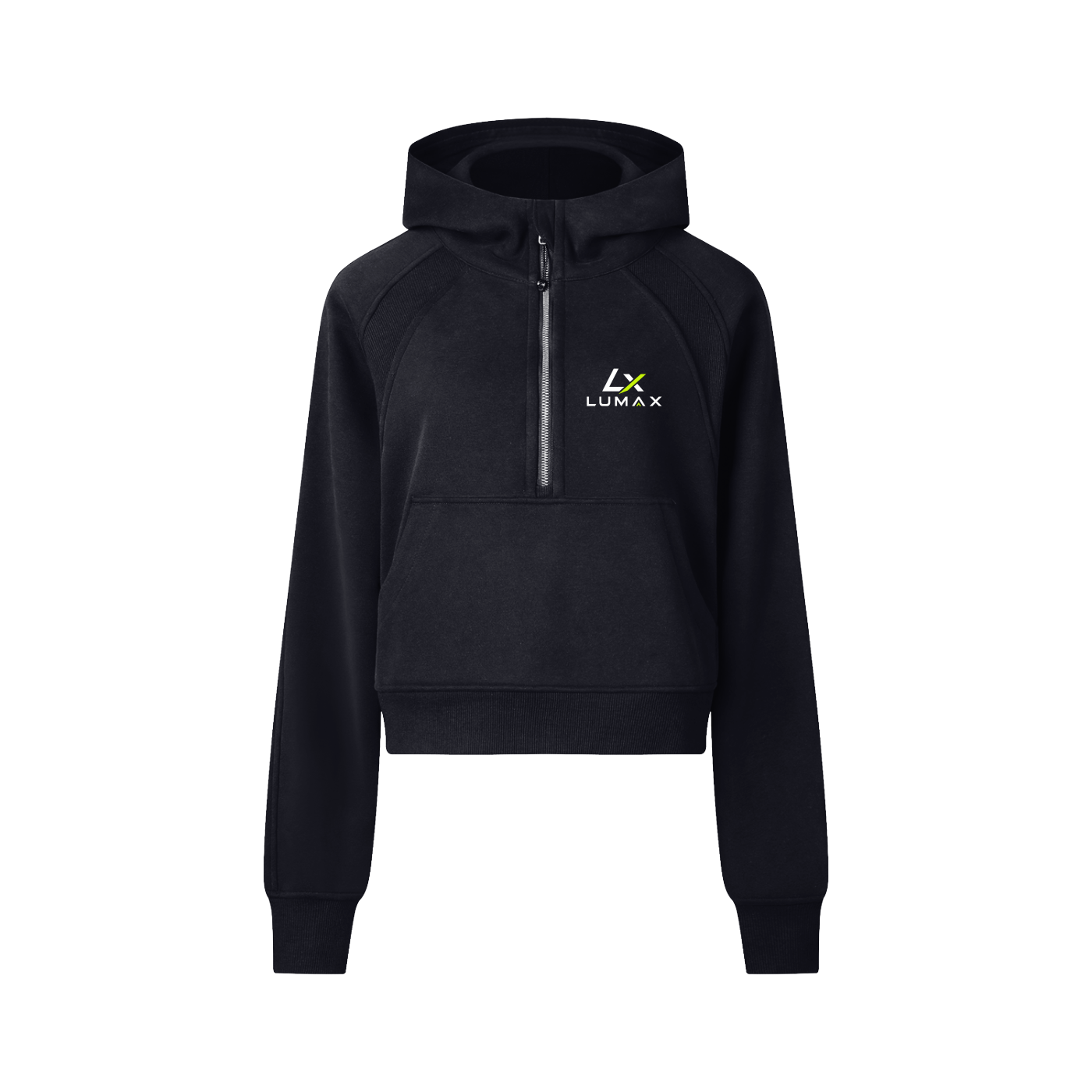 Lumax Women's Cropped Half-Zip Hoodie